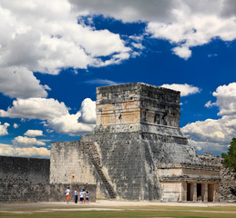 The stadium near chichen itza temple