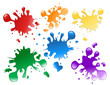 Colorful Paint Splatters