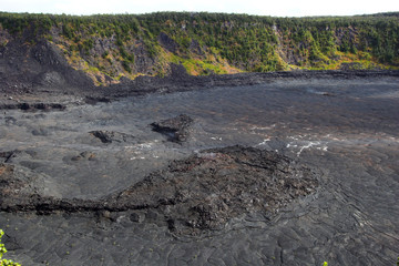 Crater bottom