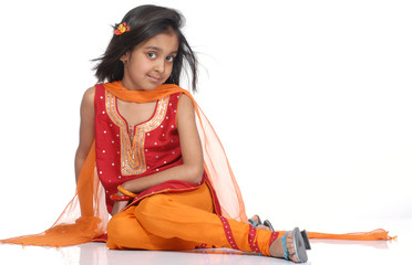 fashionable 7 years old girl