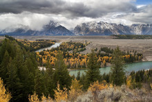 Clearing Storm At Snake River Overlook
