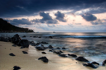Wall Mural - equator beach