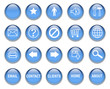 Aqua Buttons blue