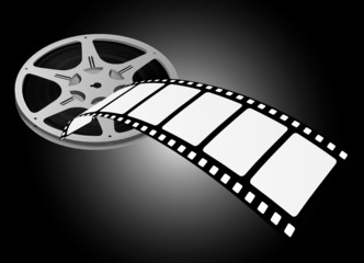 movie reel vector