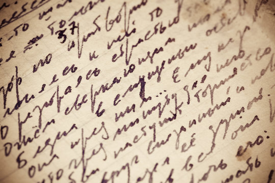 Hand written texture