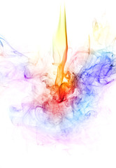 Wall Mural - colorful smoke