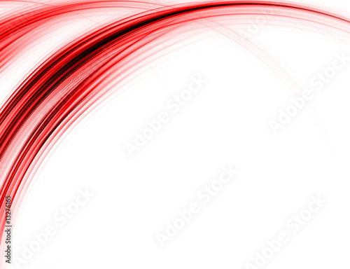 Naklejka - mata magnetyczna na lodówkę Swing Background - White/Red