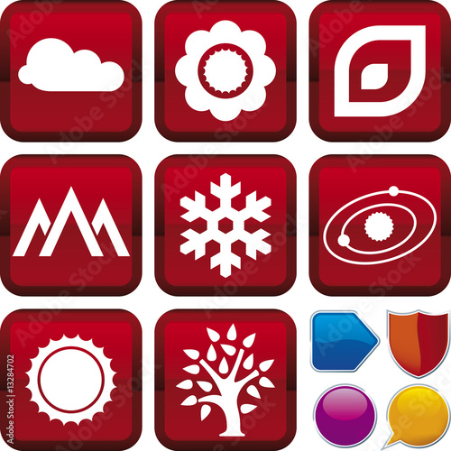 nature icon set