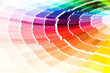 Leinwandbild Motiv color guide close-up