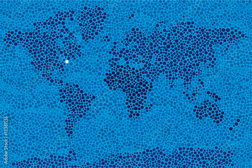 dots world map