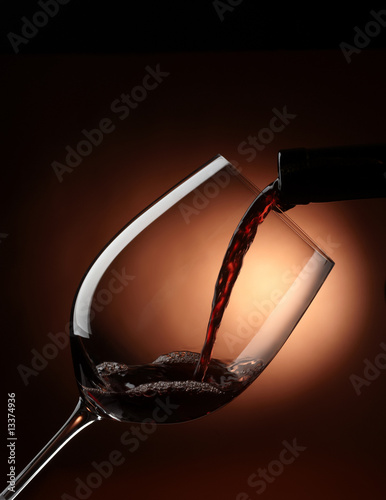Dekoracja na wymiar  czerwone-wino