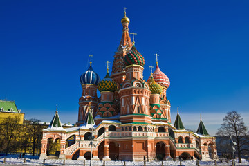 Fototapete - Saint Basil Cathedral on Red Square