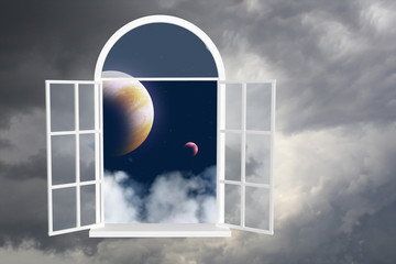 Wall Mural - sun and storm
