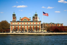 The Main Immigration Building On Ellis Island