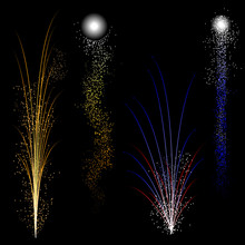 Fireworks - fountains and cones