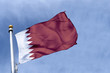 Leinwandbild Motiv drapeau qatar