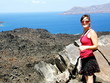 © ziggy - touriste en randonnée sur un volcan