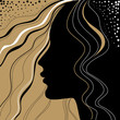 © Chakraborty - Vintage woman with beautiful hair