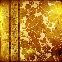 Wall Mural - beautiful golden background