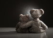 Leinwanddruck Bild - Family of teddy bears
