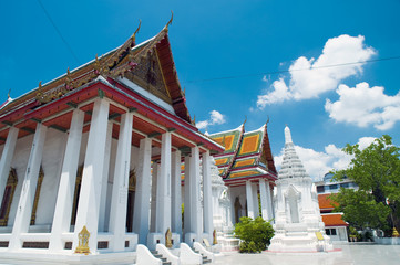 Reclining Buddha temple in Bangkok