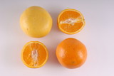 pomarańcze i grejpfrut