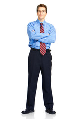 Poster - smiling  businessman