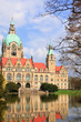 historic building, cityhall of Hannover, Germany