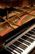 Grand Piano with cover open