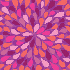 purple seamless floral pattern in vector