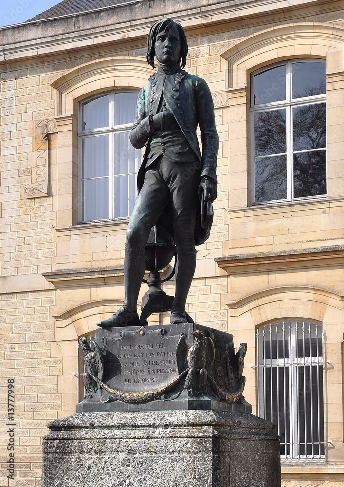 Statue Napoléon Bonaparte à Brienne En Résine Bronze - Décoration Adulte