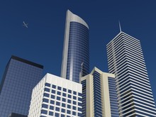 A High Rise Vista Of A Modern City