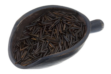 Canvas Print - scoop of wild rice