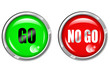 Go NoGo Vector Buttons