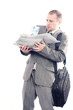 © Andreea Ardelean - Exhausted businessman with too much work to do