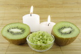 Kiwi and bath salt