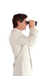 © WavebreakMediaMicro - Businessman looking through a binoculars