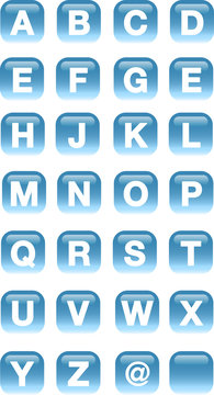 ALPHABET BUTTONS