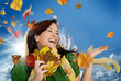 canvas print picture - joyful autumn 1
