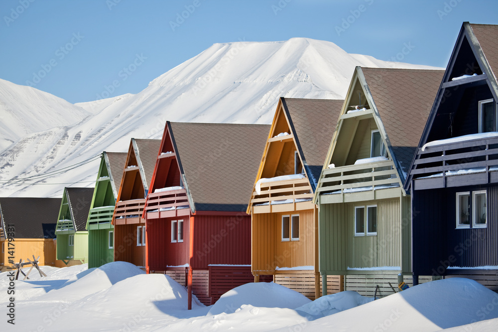 Longyearbyen - obrazy, fototapety, plakaty 