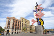 Barcelonas Head - modern art in Barcelona, Spain