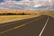 Empty highway in desert