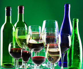 Poster - Wine glasses