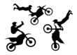 Motorrad Stunt