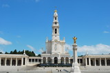 Fototapeta  - View of the Sanctuary of Fatima, in Portugal