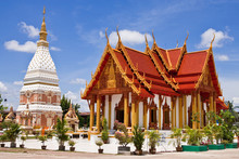 Prathat Renoo, One Of Most Famous Pagoda Of Thaialnd