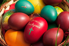 Easter Eggs Close-up