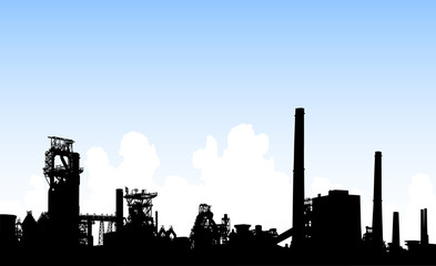 Wall Mural - industrial skyline