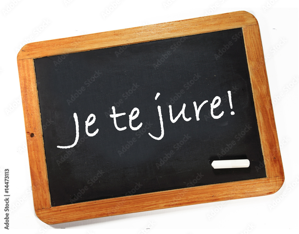 Photo Stock je te jure | Adobe Stock
