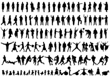 Illustration Of People Silhouettes